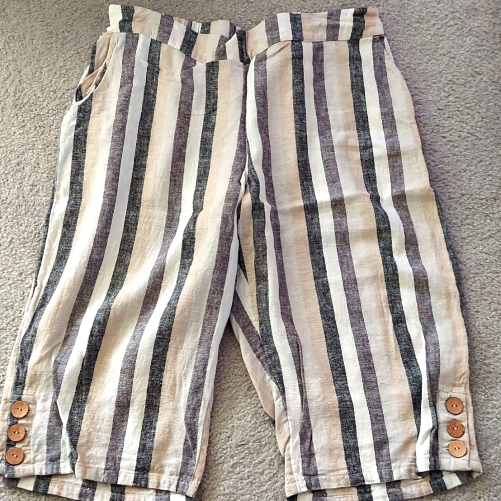 Denim & Co Naturals pedal pushers